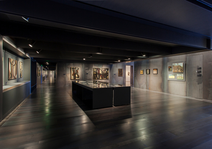 Interior view, Musée Soulages, Rodez (photo)