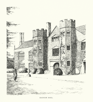 Hadham Hall (litho)