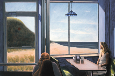 En attente, 2002 (huile sur toile)