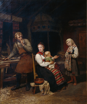 The orphaned, 1872 (painting)