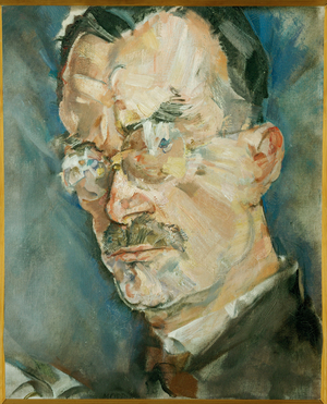 Writer Thomas Mann (painting on canvas)