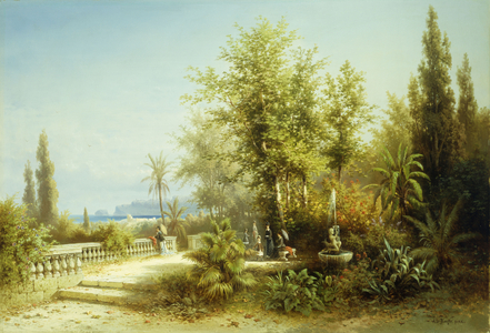 A View of Trieste (oil on canvas)