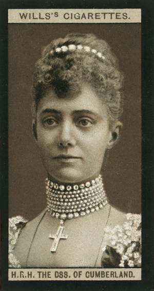 European Royalty, 1908: HRH The Duchess Of Cumberland (b/w photo)