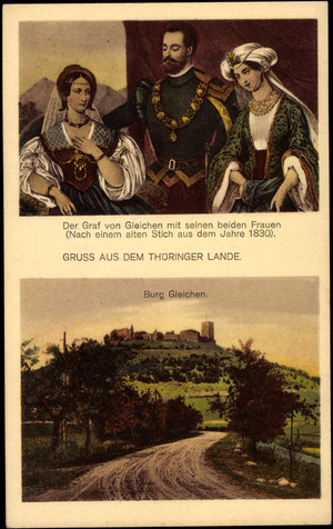 Wandersleben Drei Gäben Thuringia, the Count, Burg