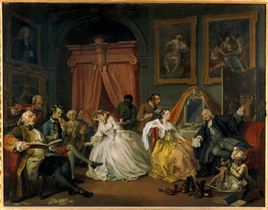 Marriage A-la-Mode: 4. The Toilette … (oil on canvas)