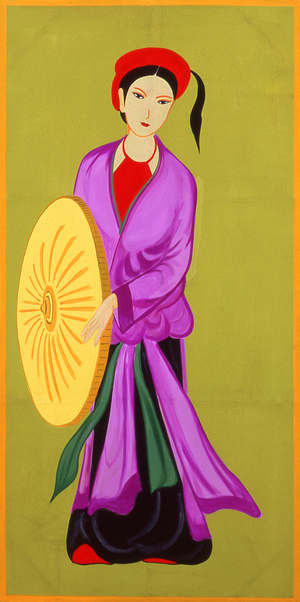 Vietnam: Poster for a traditional music performance, Hanoi