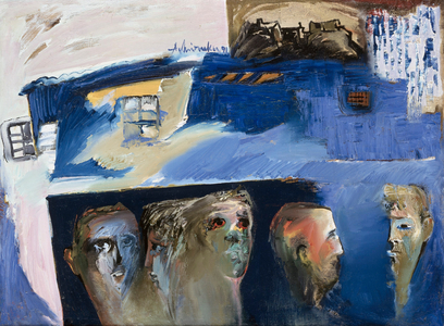 Friends of my Town, 1991 (oil on canvas)