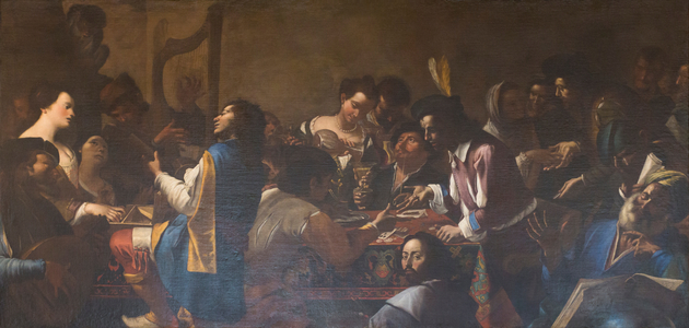 Allegory of the five senses, 1642-45, Mattia and Gregorio Preti (oil on canvas)