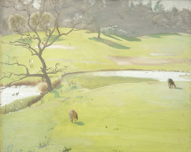 Early Morning, 1937 (oil on panel)
