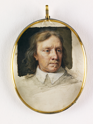Oliver Cromwell, Lord Protector of England (1599-1658), c.1653 (miniature on vellum)