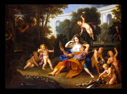 Armida and Rinaldo, 1704 (canvas)