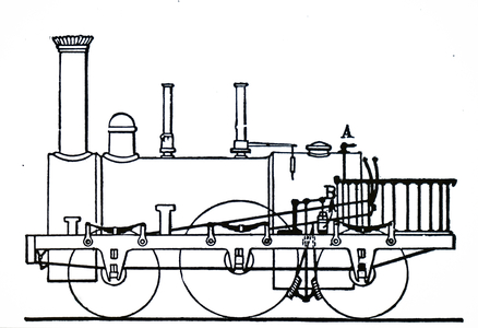 A steam brake.