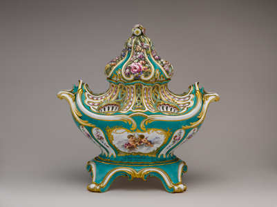 Sevres pot pourri vase, 1757 (soft-paste porcelain)

