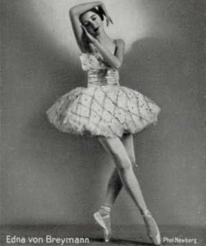 Edna von Breymann (b/w photo)