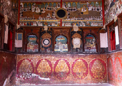 Taragarh fort murals, Rajasthan, Bundi, India, 2019 (photo)