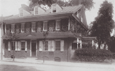 Philadelphia: Site of the Home of the Founder of Germantown (b/w photo)