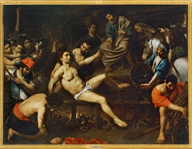 Martyrdom of Saint Lawrence … (painting on canvas)