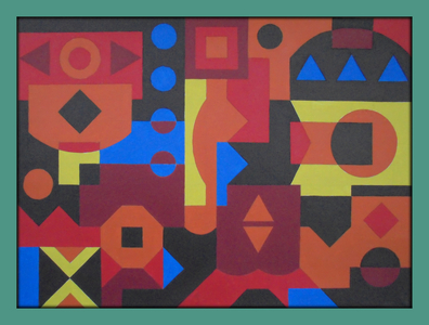 NATIVE AMERICAN, 2017 (acrylic on paper)