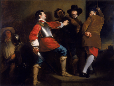 Discovery of the Gunpowder Plot and Taking of Guy Fawkes, c.1823 (oil on canvas)