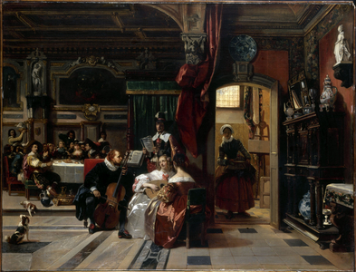 Van Dyck in London, 1837 (oil)