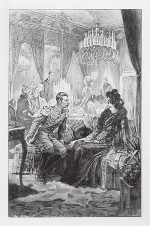 Illustration for Anna Karenina by Leo Tolstoy (litho)