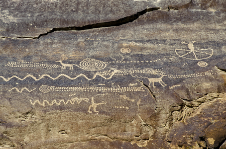Utah. Nine Mile Canyon. Petroglyphs. Fremont Indians