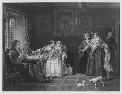 Country Cousins, from the picture in the Vernon Gallery (engraving)