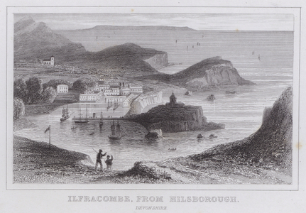 Ilfracombe, from Hilsborough, Devonshire (engraving)