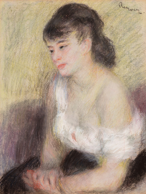Seated Woman, 1879(pastel on paper)