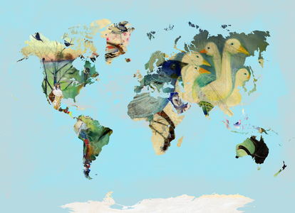 A Bird World, 2016 (digital art)