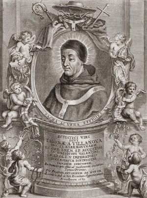 St. Thomas of Villanova, 17th century  (engraving)