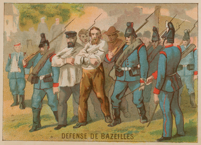 Battle of Bazeilles (chromolitho)