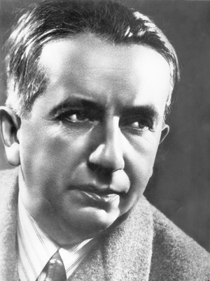 Portrait of Alfredo Casella (b/w photo)