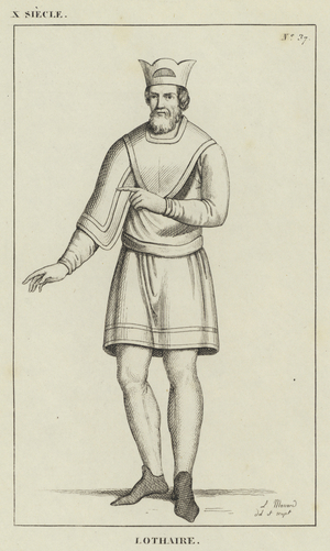 X Siecle, Lothaire (engraving)