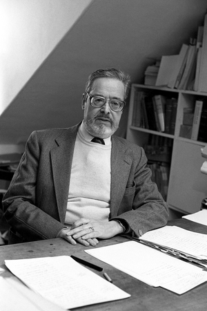 Albert Memmi, 1987 (b/w photo)
