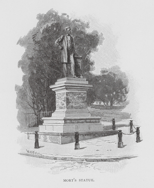 Mort's Statue (engraving)