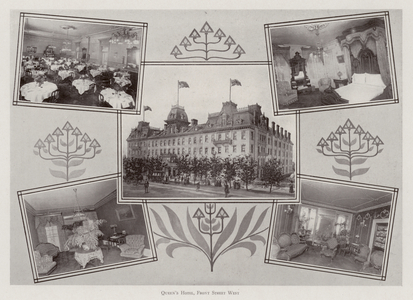 Toronto: Queen's Hotel, Front Street West (b/w photo)