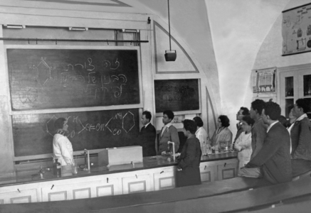 Biochemistry lecture at the Hebrew University of Jerusalem, 1932