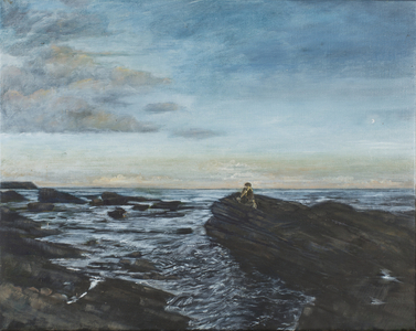 Sarah at Lunan Bay,1998(oil on canvas)
