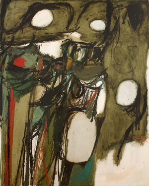 Essex Landscape, c. 1959 (oil on board)