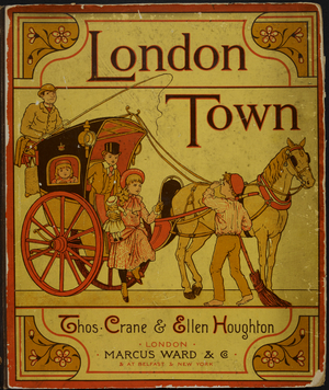 A coach and horses. Illustration from 'London town'.