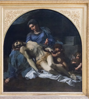 Pieta', 1599-1600, Annibale Carracci (oil on canvas)