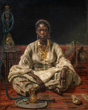 BLACK WOMAN, 1875-1876 (oil on canvas)