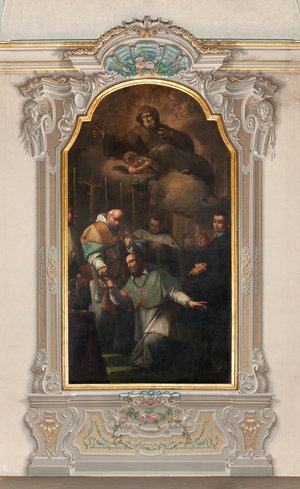 Milan, Church of San Francesco da Paola, Apparition of San Francesco da Paola