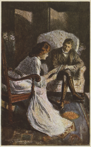 Illustration for They by Rudyard Kipling (colour litho)
