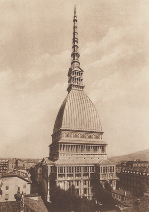 Torino /  Turin: Mole Antonelliana (b/w photo)