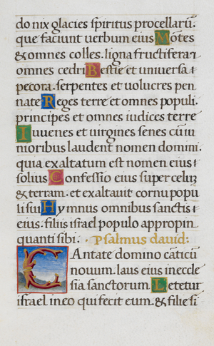 Text page with initial 'C'