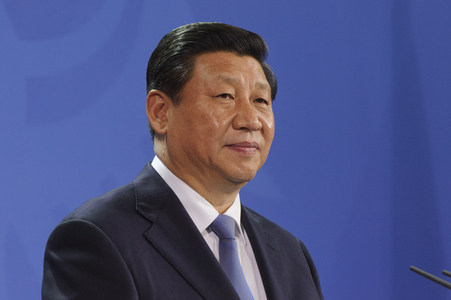 Press conference in the Federal Chancellery after a meeting of Xi Jinping, President of the People's Republic of China, with the Federal Chancellor, 28th March 2014 (photo)