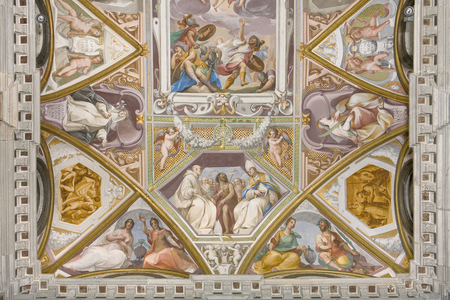 Vault with frescoes (fresco)