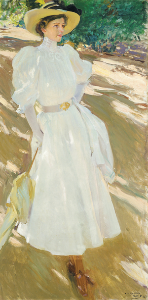 María at La Granja, 1907 (oil on canvas)